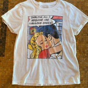 Graphic Tee Pop Artist Lichtenstein vintage